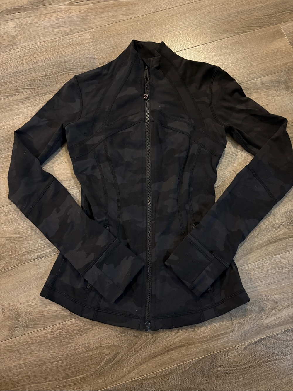 Lululemon Define Jacket Women's Camo Black Size 2